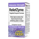NATURAL FACTORS ReliefZyme / 45 капсули на супер цена