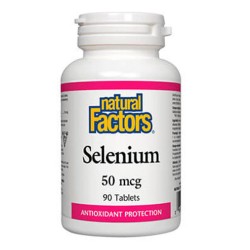 NATURAL FACTORS Selenium 50 мкг / 90 таблетки
