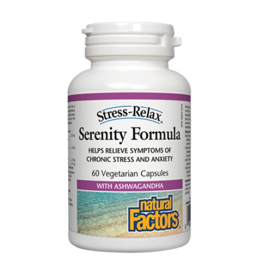 NATURAL FACTORS Stress-Relax Serenity Formula 60 капсули на супер цена