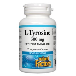 NATURAL FACTORS L-Tyrosine 500 мг 60 капсули