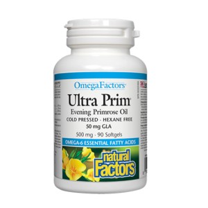 NATURAL FACTORS Ultra Prim 500 мг / 90 гел капсули