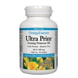 NATURAL FACTORS Ultra Prim 1000 мг / 90 гел капсули
