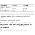 NATURAL FACTORS Vitamin C 1000 мг Time Release / 210 таблетки на супер цена