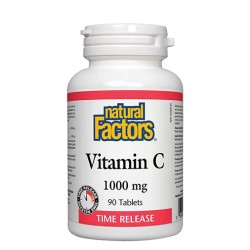 NATURAL FACTORS Vitamin C 1000 мг Time Release / 90 таблетки