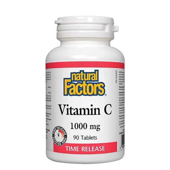 NATURAL FACTORS Vitamin C 1000 мг Time Release / 90 таблетки на супер цена
