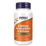 NOW 8 Billion Acidophilus & Bifidus 120 капсули на супер цена