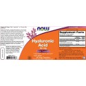 NOW Hyaluronic Acid with MSM 60 капсули на супер цена