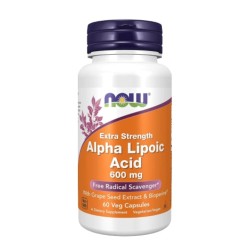 NOW Alpha Lipoic Acid 600 мг / 60 капсули