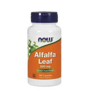 NOW Alfalfa Leaf 500 мг / 100 капсули