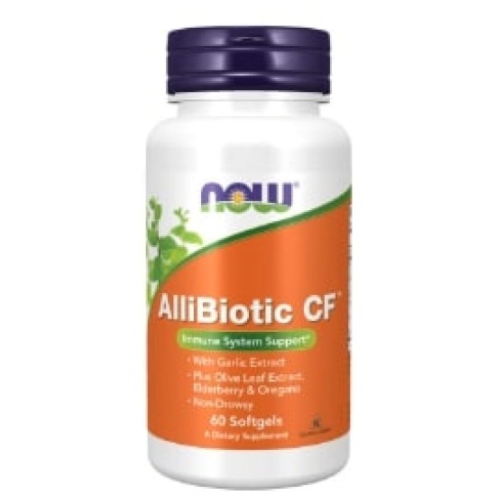 NOW AlliBiotic CF 60 гел капсули на супер цена