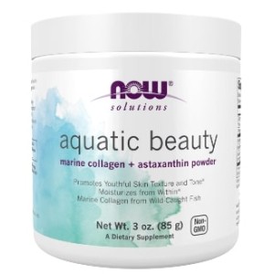 NOW Aquatic Beauty | Marine Collagen + Astaxanthin 85 гр