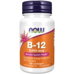 NOW VITAMIN B-12 5000 MCG + FOLIC ACID - 60 ТАБЛЕТКИ на супер цена