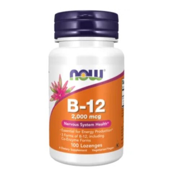 NOW Vitamin B-12 Instant Energy 2000 мкг / 100 Подезични таблетки на изгодни цени NOW Vitamin B-12 Instant Energy 2000 мкг / 100 Подезични таблетки на супер цена