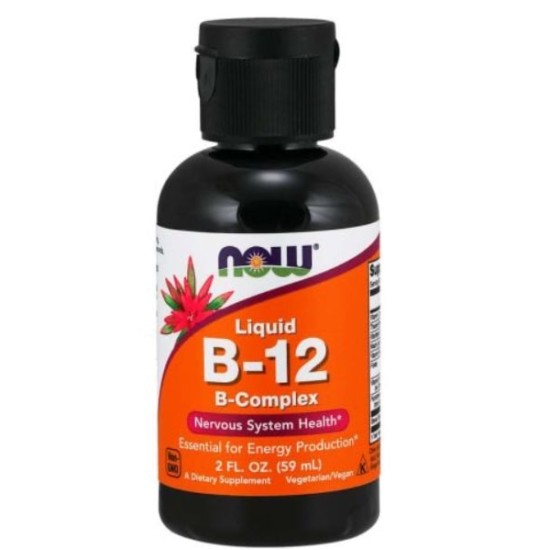 NOW Liquid Vitamin B-12 / 59 мл на супер цена