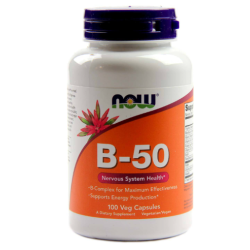 NOW Foods Vitamin B-50 / 100 капсули