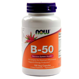 NOW Foods Vitamin B-50 / 100 капсули