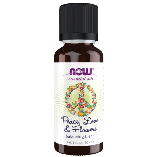 NOW Peace, Love & Flowers | Balancing Oil Blend 30 мл на супер цена