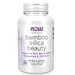 NOW Foods Bamboo Silica Beauty 90 капсули