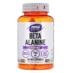 NOW Foods Beta-Alanine 750 mg | CarnoSyn® 120 капсули на супер цена