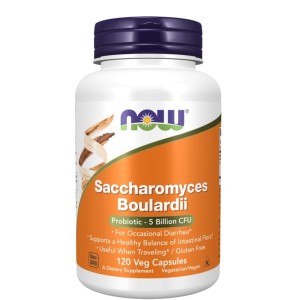 NOW Saccharomyces Boulardii 120 капсули