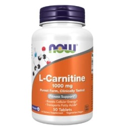 NOW L-Carnitine 1000 мг | Carnipure® 50 таблетки