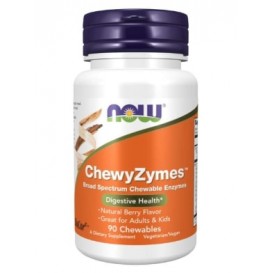 NOW ChewyZymes 90 дъвчаши таблетки
