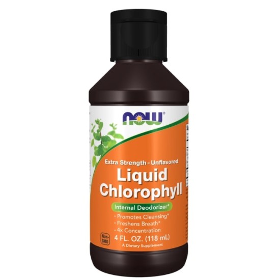 NOW Liquid Chlorophyll | Extra Strength 118 мл на супер цена