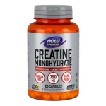 NOW Creatine Monohydrate 750 мг / 120 капсули на супер цена