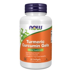 NOW Turmeric Curcumin Gels 60 гел капсули