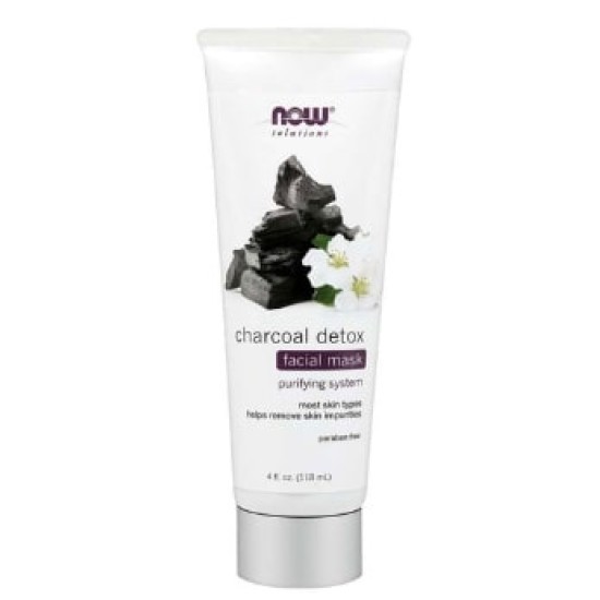 NOW Charcoal Detox Facial Mask 118 мл на супер цена