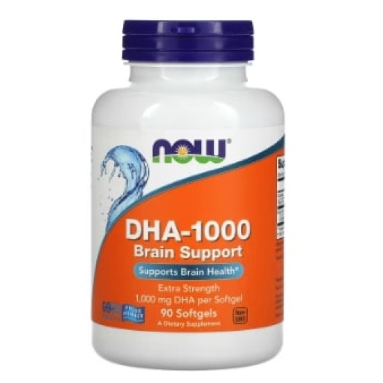 NOW DHA - 1000 | Brain Support 90 гел капсули на супер цена
