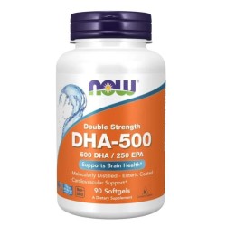 NOW DHA 500 мг / 90 гел капсули