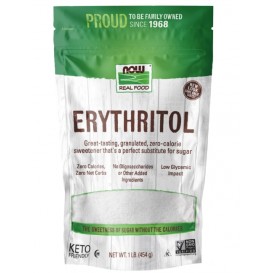 NOW Erythritol / Keto Friendly Zero Calories Sweetener 454 гр
