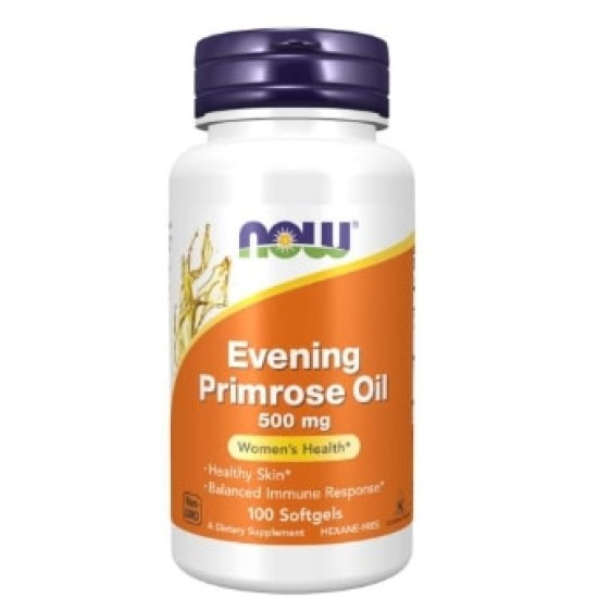 NOW Evening Primrose Oil 500 мг / 100 гел капсули на супер цена