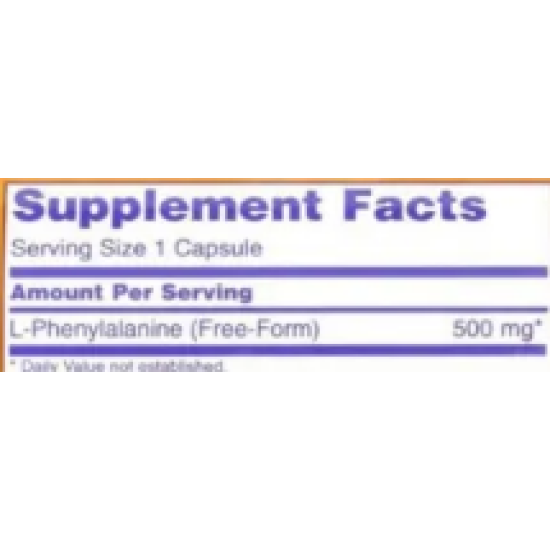 NOW L-Phenylalanine 500 мг / 60 капсули на супер цена