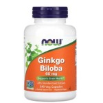 NOW Ginkgo Biloba 60 мг / 240 капсули на супер цена