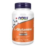 NOW L-Glutamine 500 мг / 120 капсули на супер цена