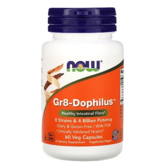 NOW Gr8-Dophilus 60 капсули на супер цена