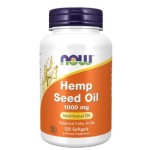 NOW Hemp Seed Oil 1000 мг / 120 гел капсули на супер цена