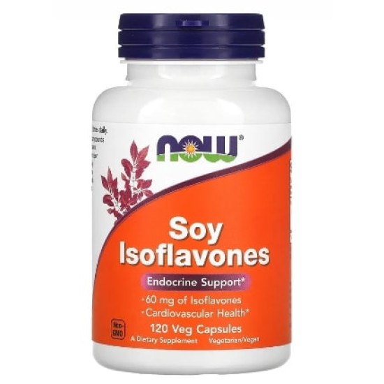NOW Soy Isoflavones 150 мг / 120 капсули на супер цена