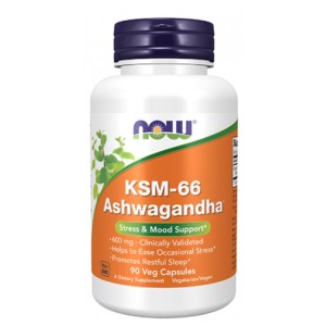 NOW KSM-66 Ashwagandha® 600 мг / 90 капсули