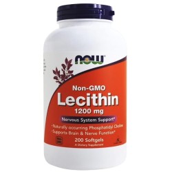 NOW Lecithin / Soy 1200 мг / 200 гел капсули