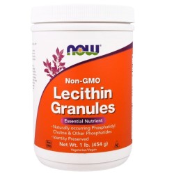 NOW Lecithin Granules Non-GMO 454 гр