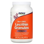NOW Lecithin Granules Non-GMO 907 гр на супер цена
