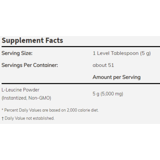 NOW L-Leucine Powder 255 гр на супер цена