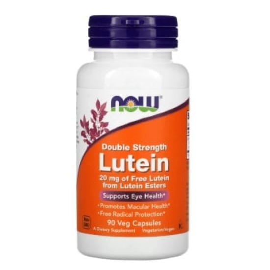 NOW Lutein Esters 20 мг | Double Strength 90 капсули на супер цена