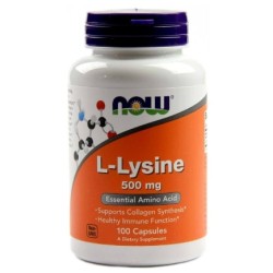 NOW L-Lysine 500 мг / 100 капсули