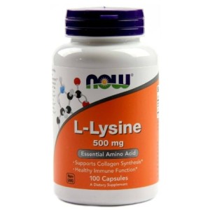 NOW L-Lysine 500 мг / 100 капсули