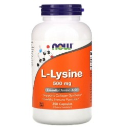 NOW Foods L-Lysine 500 мг / 250 капсули