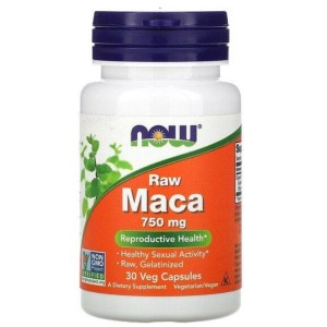 NOW Raw MACA 6:1 Concentrate 750 мг / 30 капсули